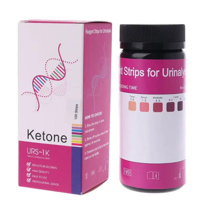 100 Keto Test Strips for Urine Ketosis Monitoring by HitMyNeed