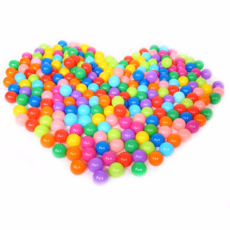 100 Soft Play Balls for Kids - Multicolor Ball Pit Set by HitMyNeed