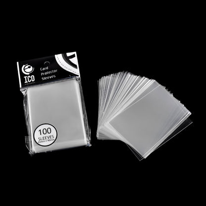 100 Transparent Card Sleeves (Standard Size, Pack of 100) by HitMyNeed
