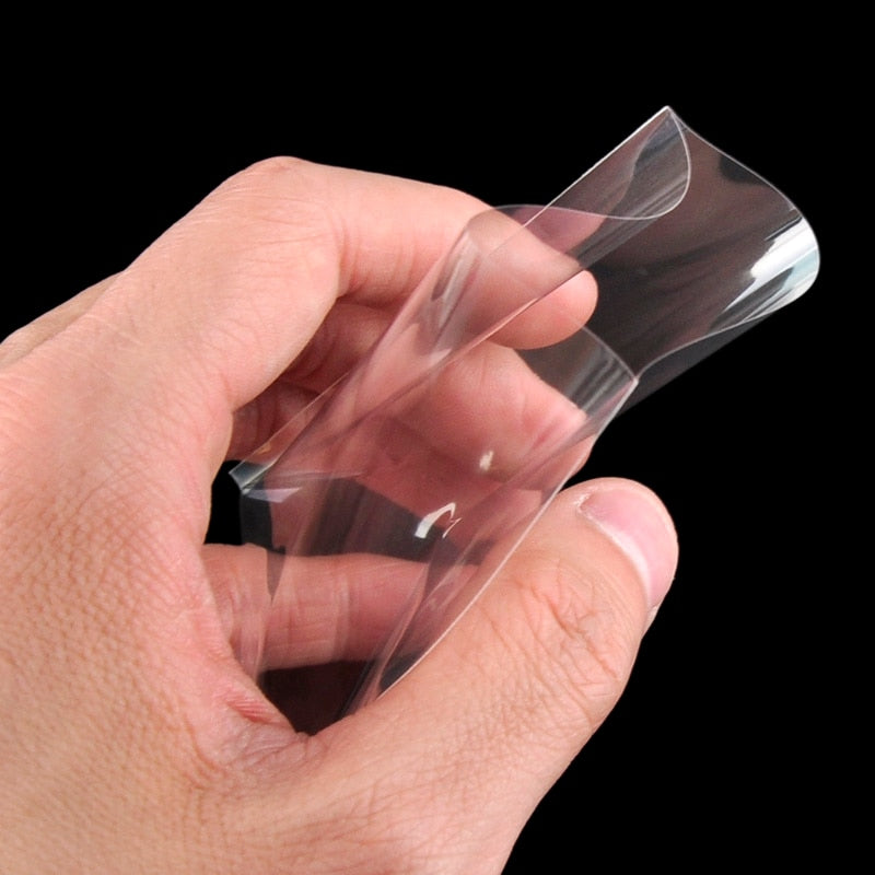 100 Transparent Card Sleeves (Standard Size, Pack of 100) by HitMyNeed