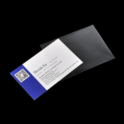 100 Transparent Card Sleeves (Standard Size, Pack of 100) by HitMyNeed