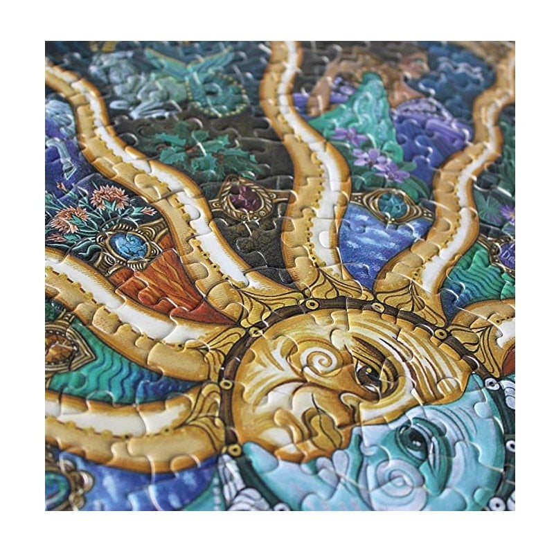 1000 Piece Round Zodiac Jigsaw Puzzle by HitMyNeed
