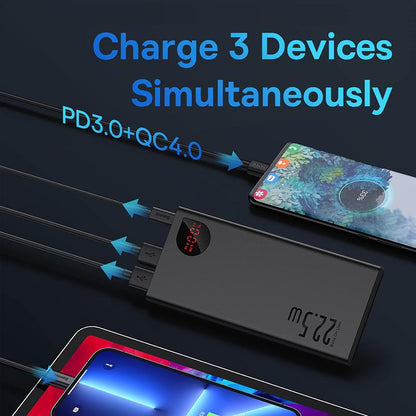 10000mAh 22.5W PD Fast Charging Power Bank by HitMyNeed