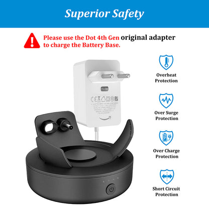 10000mAh Battery Base for Echo Dot 4th & 5th Gen by HitMyNeed