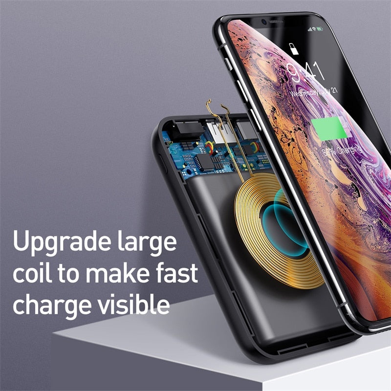 10,000mAh Wireless Charging Power Bank with Stand by HitMyNeed