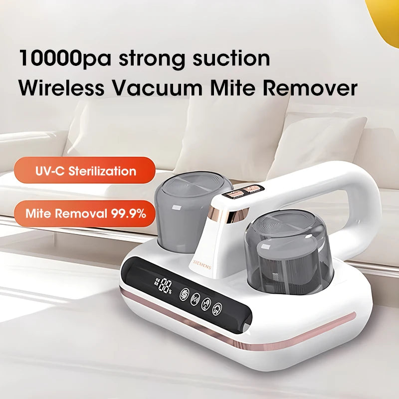 10000Pa UV Cordless Mattress & Fabric Vacuum Cleaner by HitMyNeed