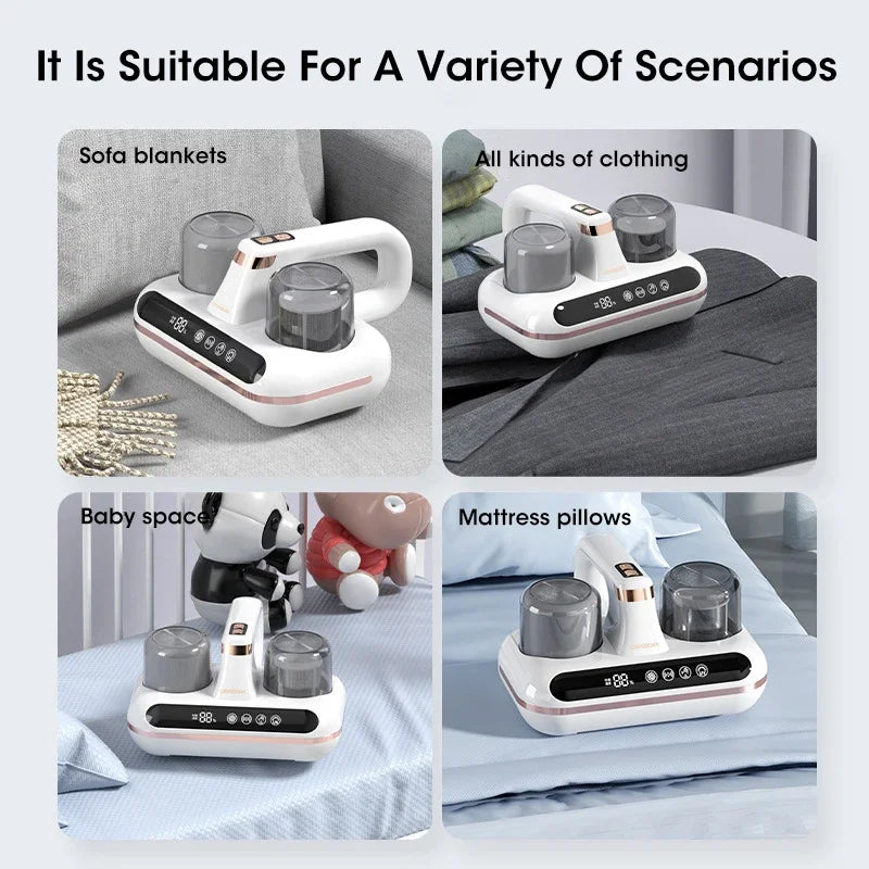 10000Pa UV Cordless Mattress & Fabric Vacuum Cleaner by HitMyNeed