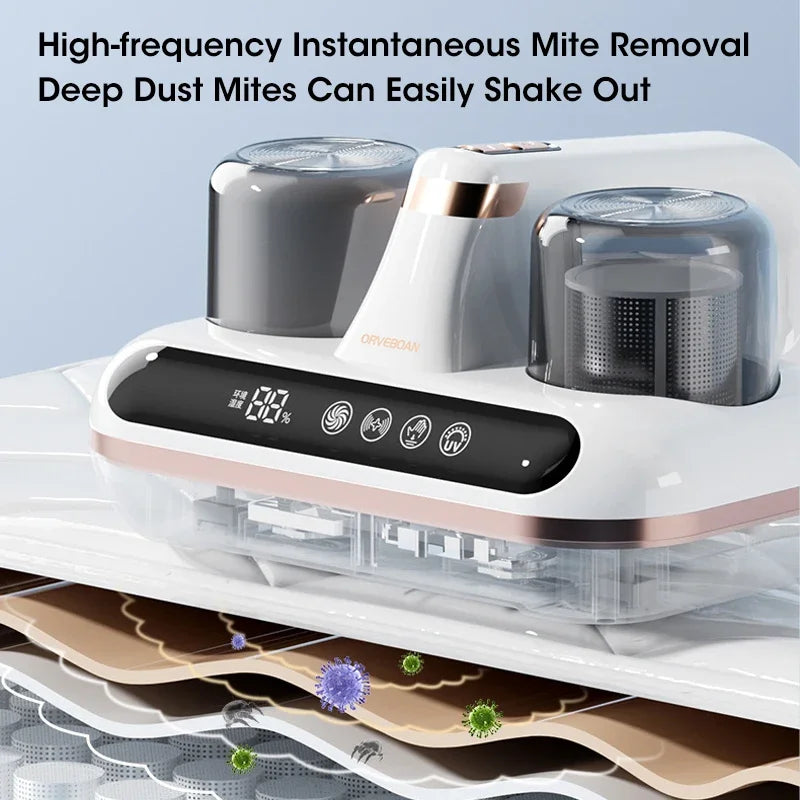 10000Pa UV Cordless Mattress & Fabric Vacuum Cleaner by HitMyNeed