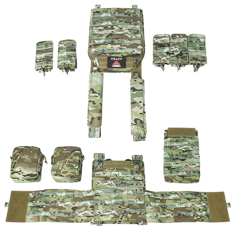 1000D MOLLE Tactical Hunting Vest with Pouches by HitMyNeed