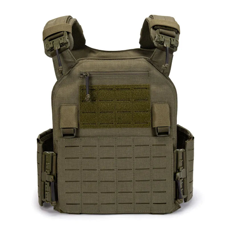 1000D Nylon Molle Tactical Plate Carrier Vest ranger-green by HitMyNeed