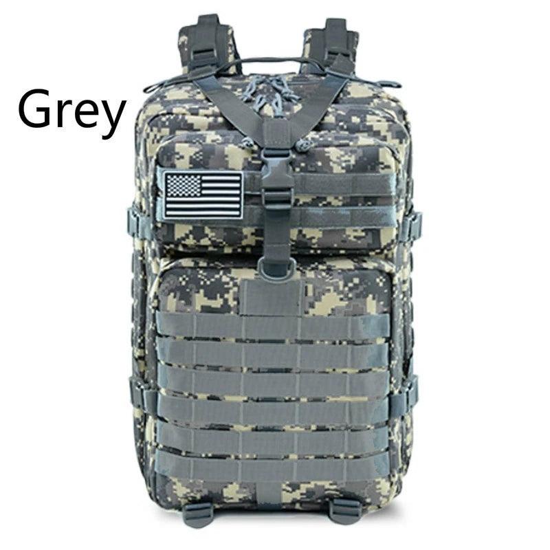 1000D Nylon Tactical Hiking Backpack 30L / 50L acu-grey-50l by HitMyNeed