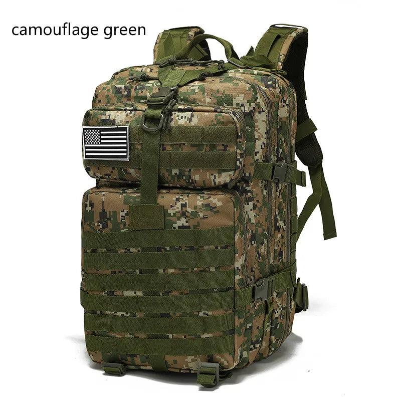1000D Nylon Tactical Hiking Backpack 30L / 50L camouflagegreen50l by HitMyNeed