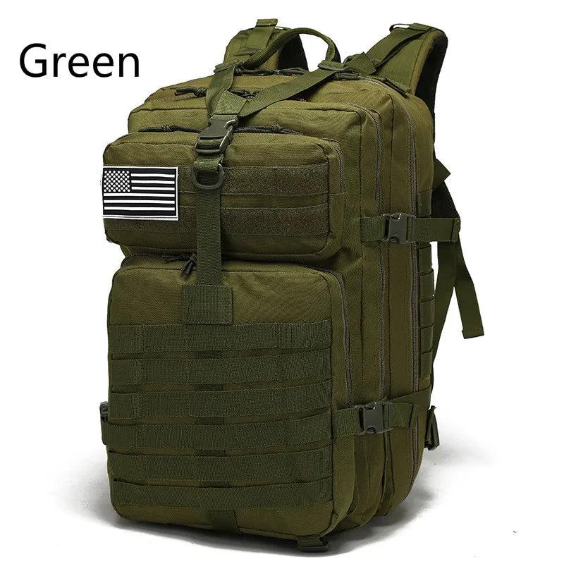 1000D Nylon Tactical Hiking Backpack 30L / 50L green-50l by HitMyNeed