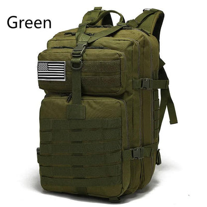 1000D Nylon Tactical Hiking Backpack 30L / 50L green-50l by HitMyNeed