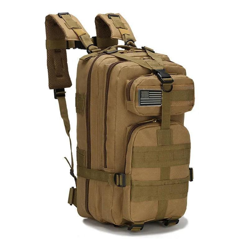 1000D Nylon Tactical Hiking Backpack 30L / 50L khaki-30l by HitMyNeed