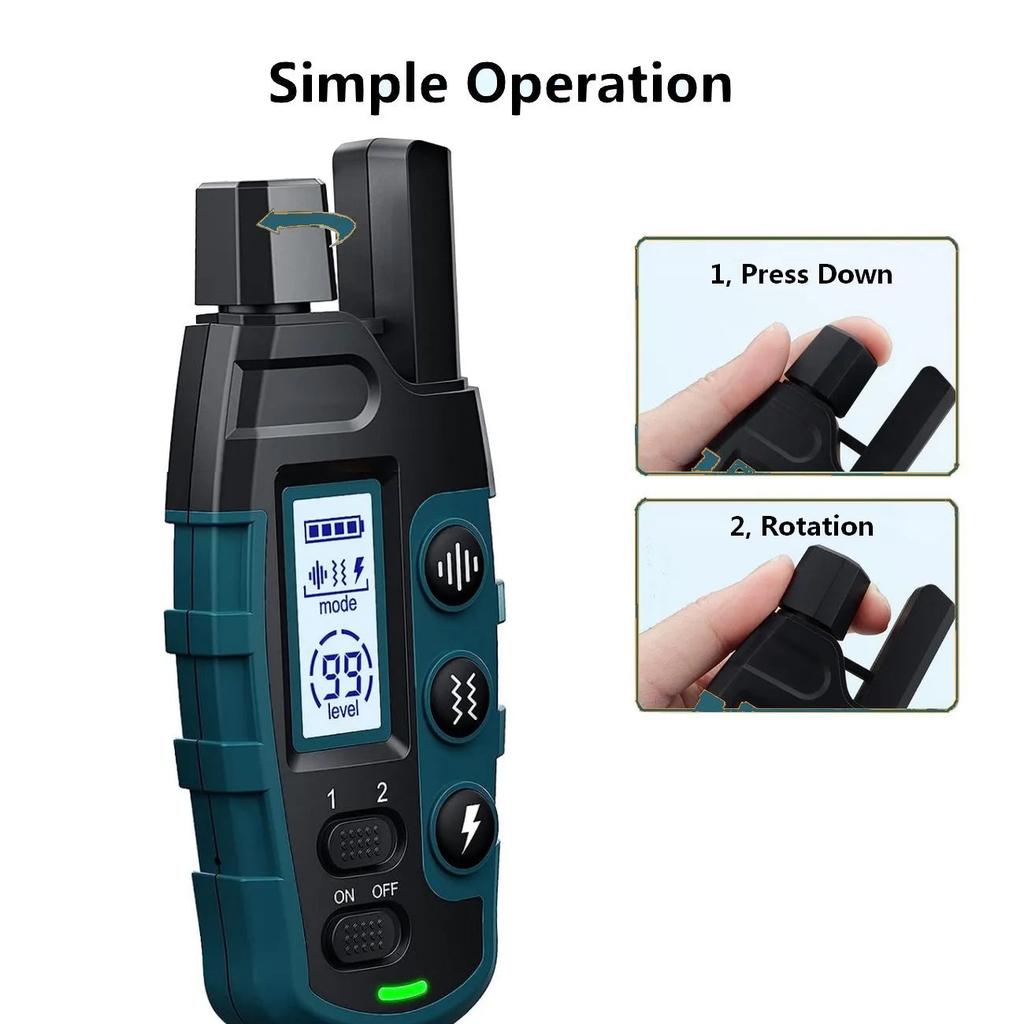 1000m Dual Dog Remote Training Collar IP67 Waterproof by HitMyNeed