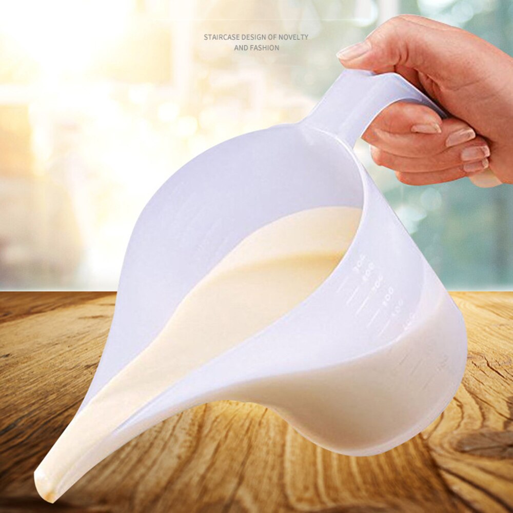 1000ml Clear Kitchen Beaker Batter Pitcher by HitMyNeed