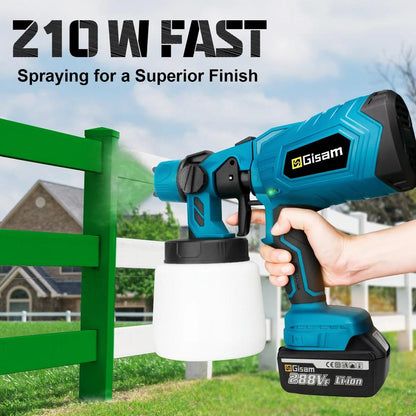 1000ML Cordless HVLP Paint Sprayer for Makita 18V by HitMyNeed