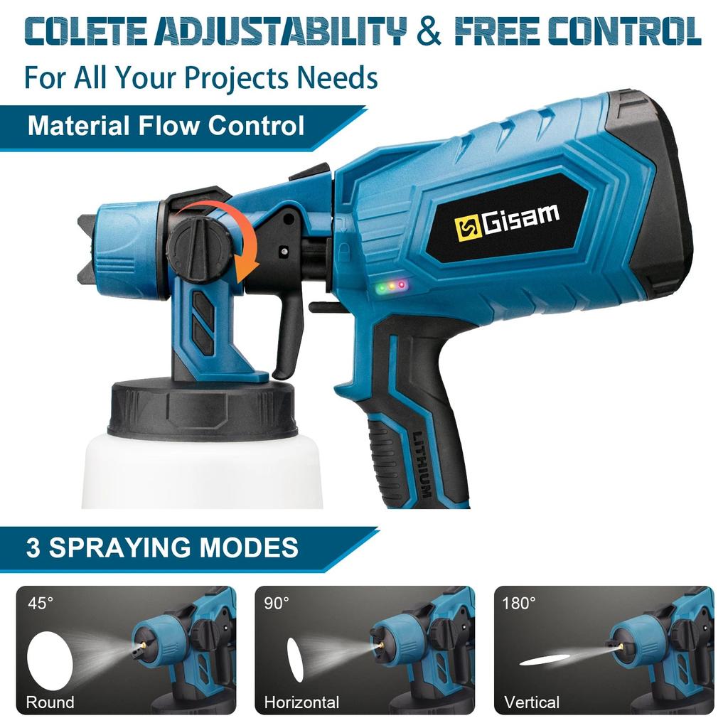 1000ML Cordless HVLP Paint Sprayer for Makita 18V by HitMyNeed