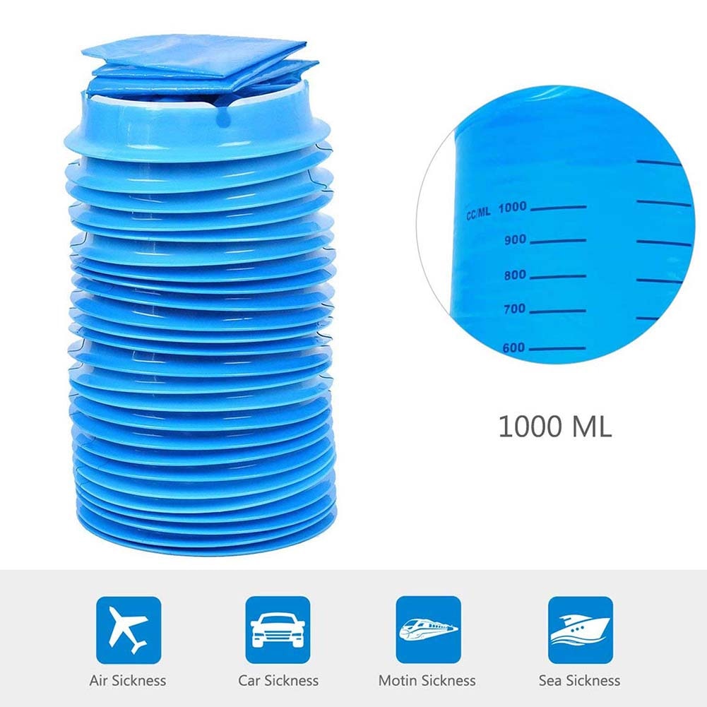 1000ml Disposable Vomit Bags (Pack of 10) by HitMyNeed