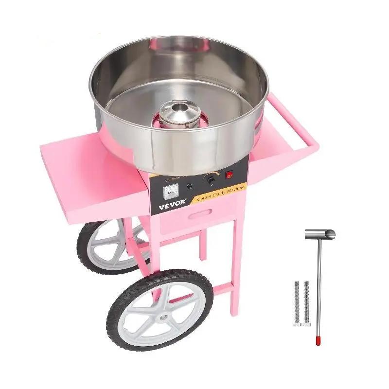 1000W Electric Cotton Candy Machine with Cart by HitMyNeed