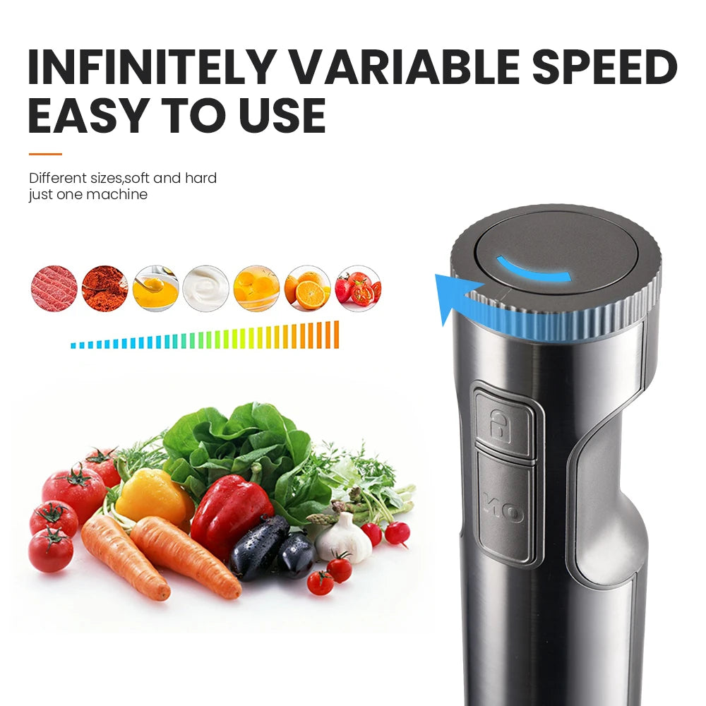 1000W Hand Immersion Blender 4‑in‑1 Set by HitMyNeed