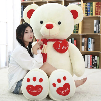 100cm I Love You Giant Teddy Bear Plush Toy 11.0 100cm by HitMyNeed