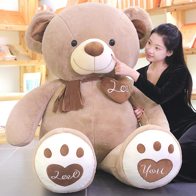 100cm I Love You Giant Teddy Bear Plush Toy 12.0 100cm by HitMyNeed