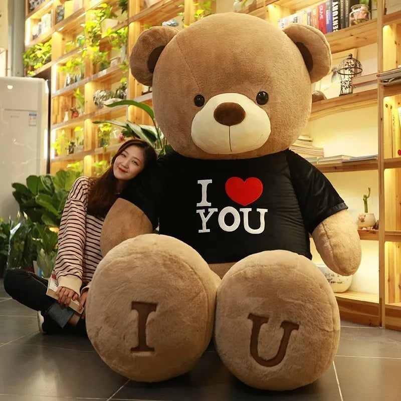 100cm I Love You Giant Teddy Bear Plush Toy 13.0 100cm by HitMyNeed