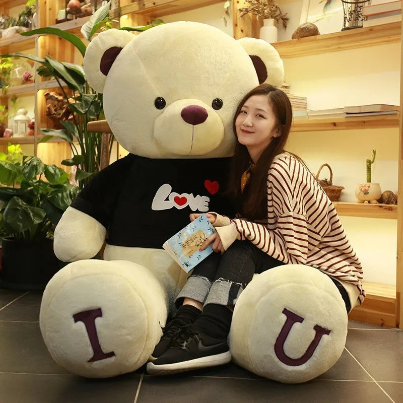 100cm I Love You Giant Teddy Bear Plush Toy 15.0 100cm by HitMyNeed