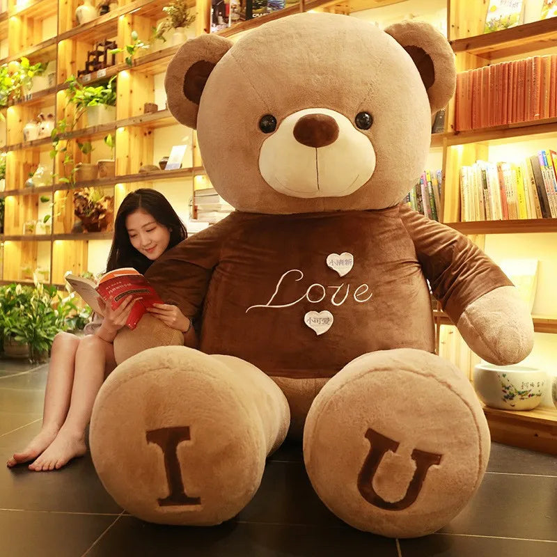 100cm I Love You Giant Teddy Bear Plush Toy 16.0 100cm by HitMyNeed