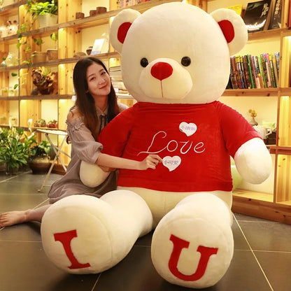 100cm I Love You Giant Teddy Bear Plush Toy 17.0 100cm by HitMyNeed