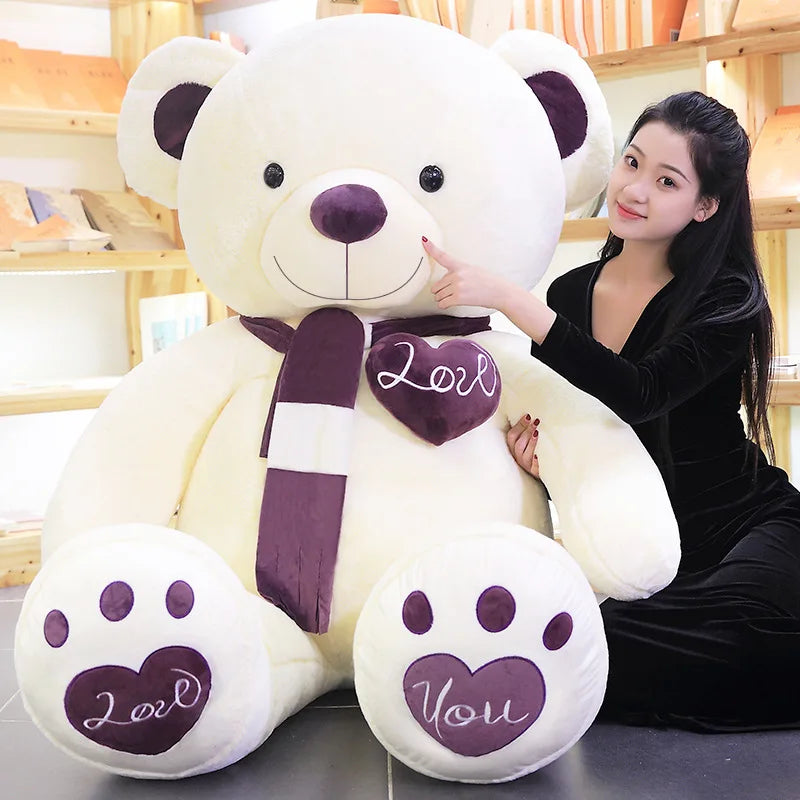 100cm I Love You Giant Teddy Bear Plush Toy by HitMyNeed
