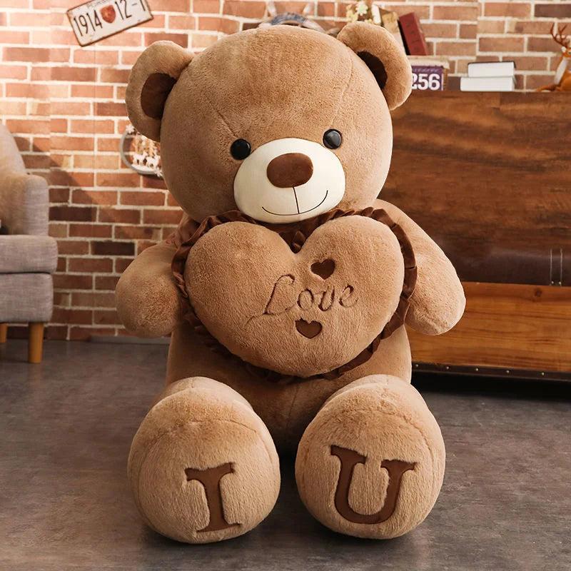 100cm I Love You Giant Teddy Bear Plush Toy 2.0 100cm by HitMyNeed