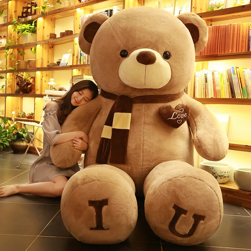 100cm I Love You Giant Teddy Bear Plush Toy 5.0 80cm by HitMyNeed
