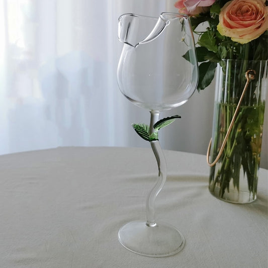 100ml 3D Rose Shaped Wine Glass by HitMyNeed