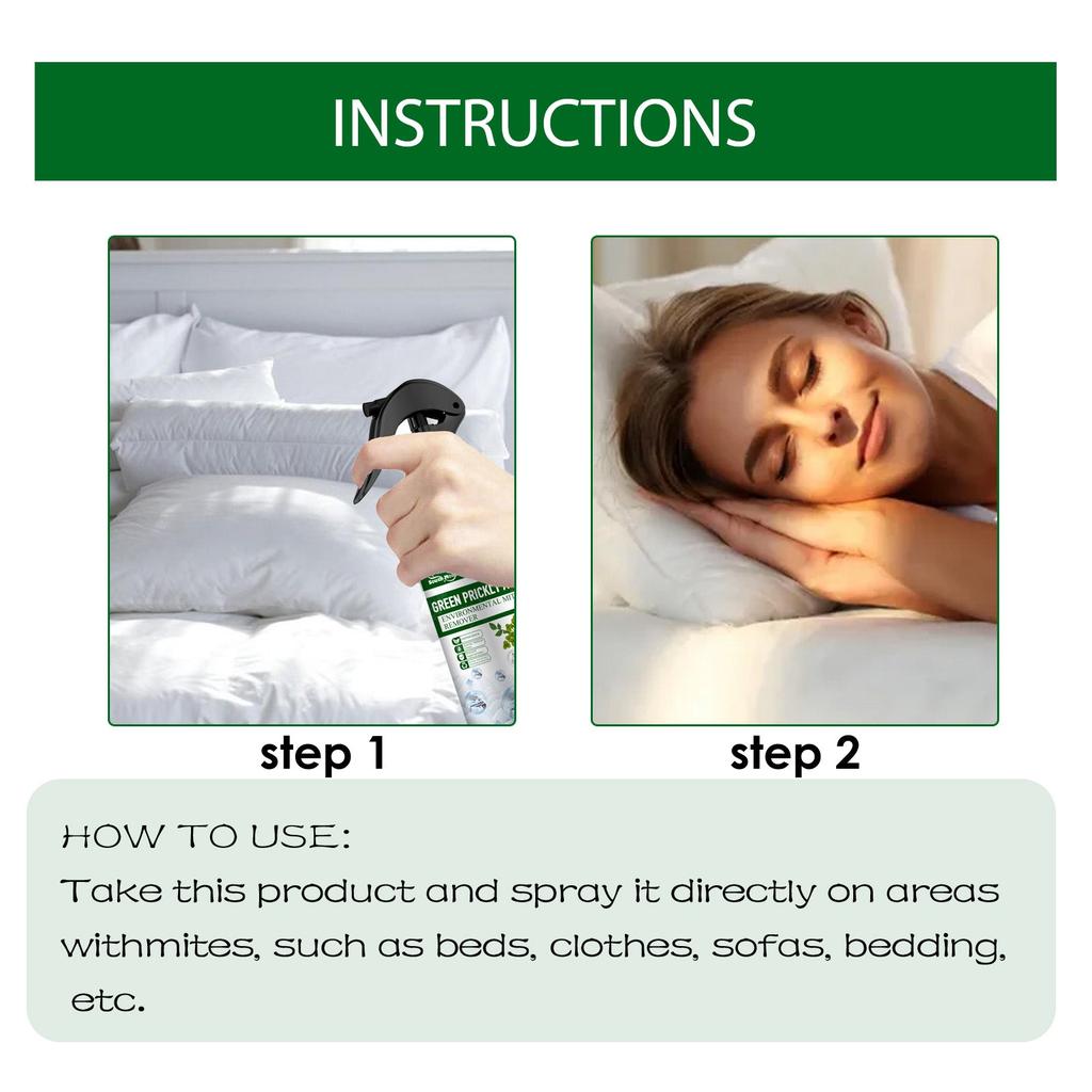 100ml Dust Mite & Bed Bug Elimination Spray by HitMyNeed