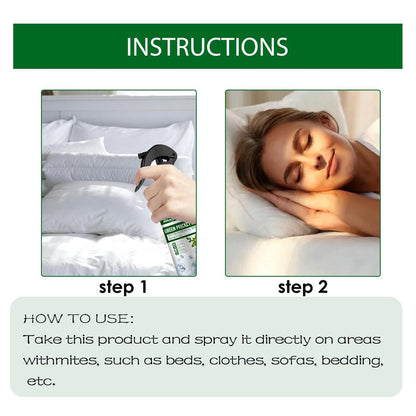 100ml Dust Mite & Bed Bug Elimination Spray by HitMyNeed