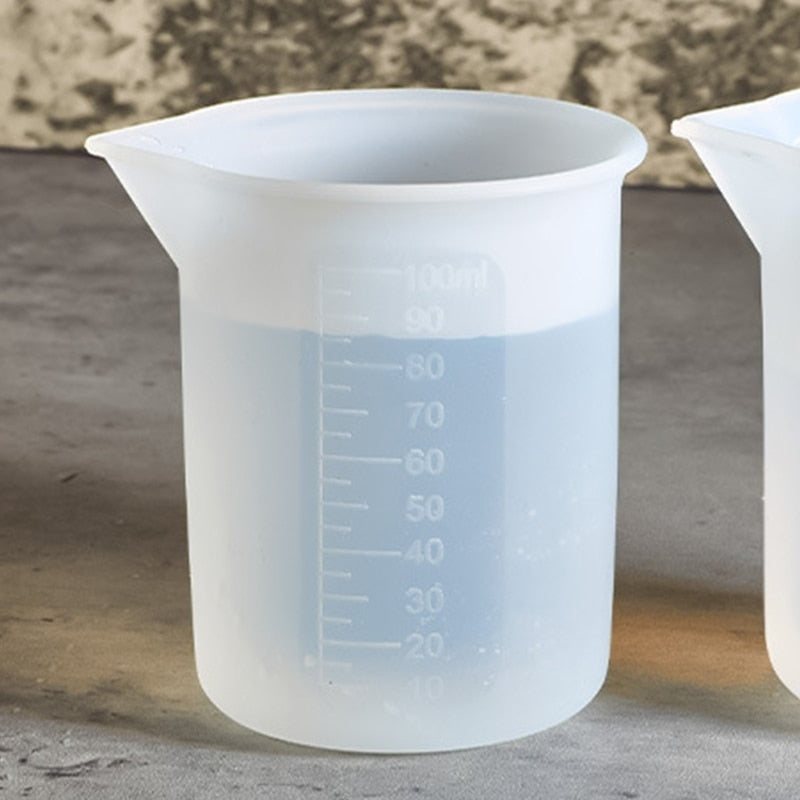 100ml Silicone Epoxy Measuring Cup by HitMyNeed