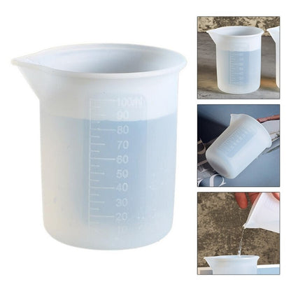 100ml Silicone Epoxy Measuring Cup by HitMyNeed