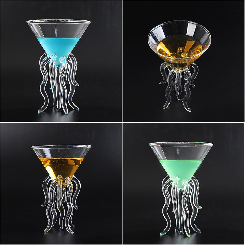 100ml Transparent Octopus Cocktail Glass by HitMyNeed