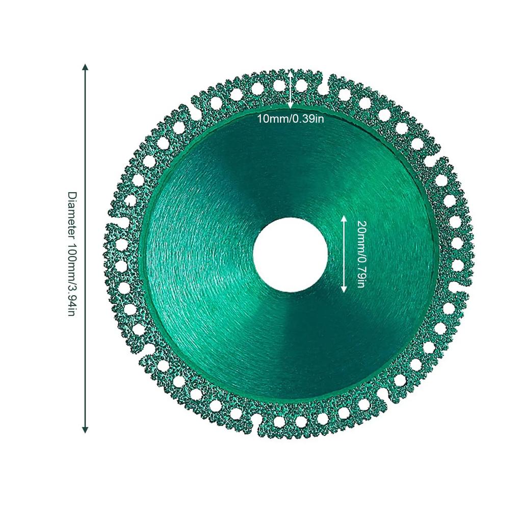100mm Ultra-Thin Diamond Cutting Disc for Angle Grinders by HitMyNeed