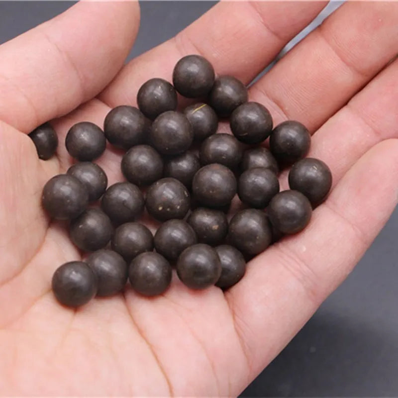 100pcs 8-9mm Hard Mud Slingshot Practice Ammo by HitMyNeed