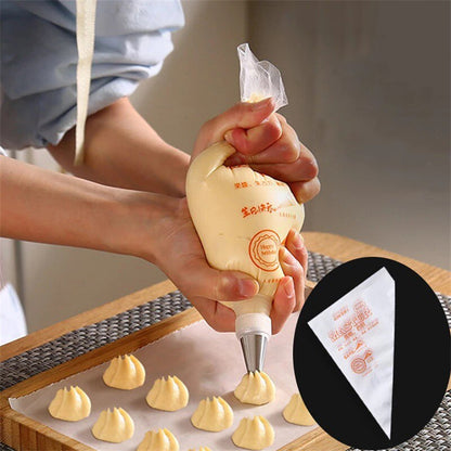 100pcs Disposable Piping Bags for Cake and Dessert by HitMyNeed