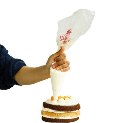 100pcs Disposable Piping Bags for Cake and Dessert by HitMyNeed