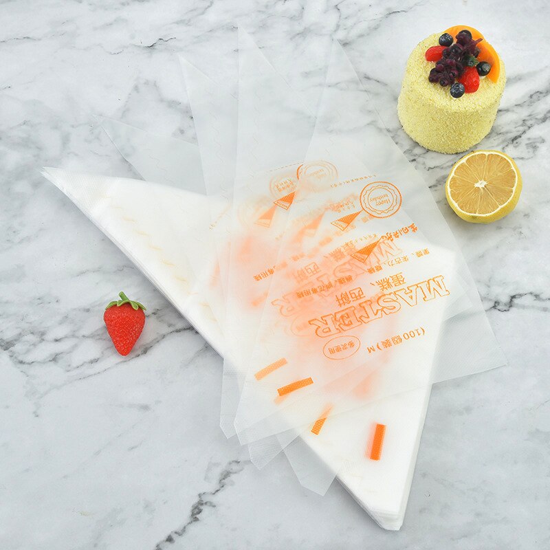 100pcs Disposable Piping Bags for Cake and Dessert by HitMyNeed