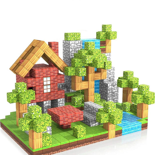 100pcs Magnetic Building Blocks STEM Set for Kids by HitMyNeed