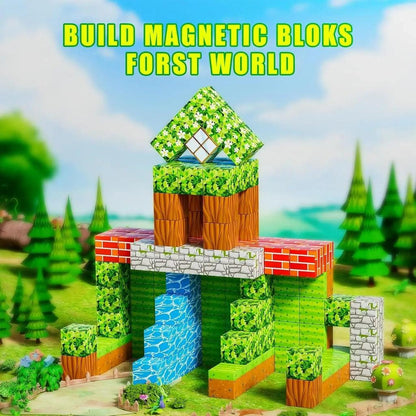 100pcs Magnetic Building Blocks STEM Set for Kids by HitMyNeed