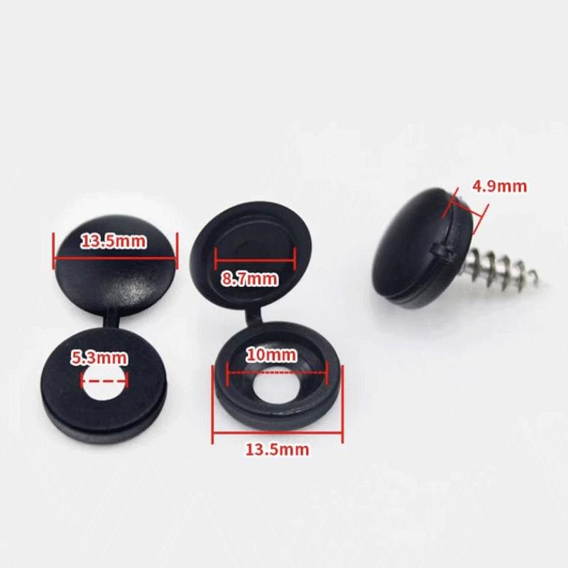 100pcs Plastic Screw & Bolt Cover Caps by HitMyNeed