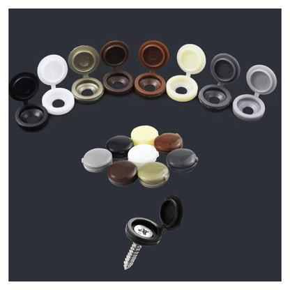 100pcs Plastic Screw & Bolt Cover Caps by HitMyNeed